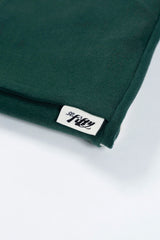 Joggers Pine Green Ribbed Panel-Meet Up Paris