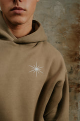 Sweat-shirt à capuche MUP Camel