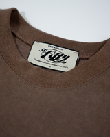 Tee Brown Puff Print Logo-Meet Up Paris