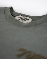 Tee Green Puff Print Logo-Meet Up Paris