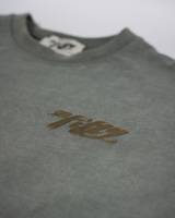 Tee Green Puff Print Logo-Meet Up Paris