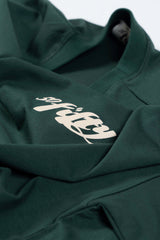 Tee Pine Green Puff Print Logo-Meet Up Paris