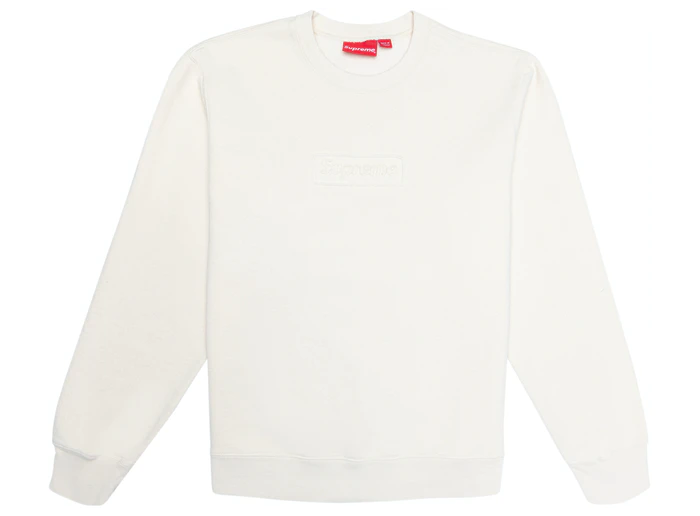 Supreme Cutout Logo Crewneck Natural – Meet Up Paris