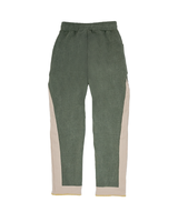 Joggers Green Ribbed Panel-Meet Up Paris