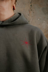 Sweat-shirt à capuche MUP Gris