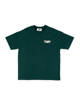 Tee Pine Green Puff Print Logo-Meet Up Paris
