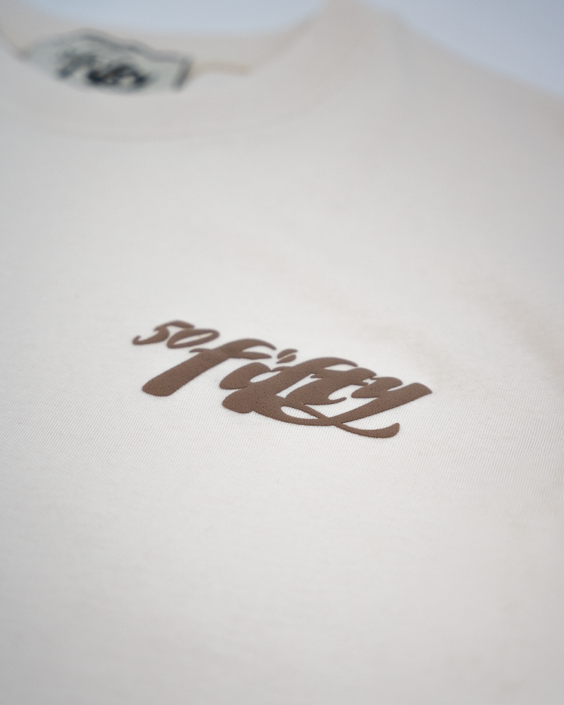 Tee Sail Brown Puff Print Logo-Meet Up Paris