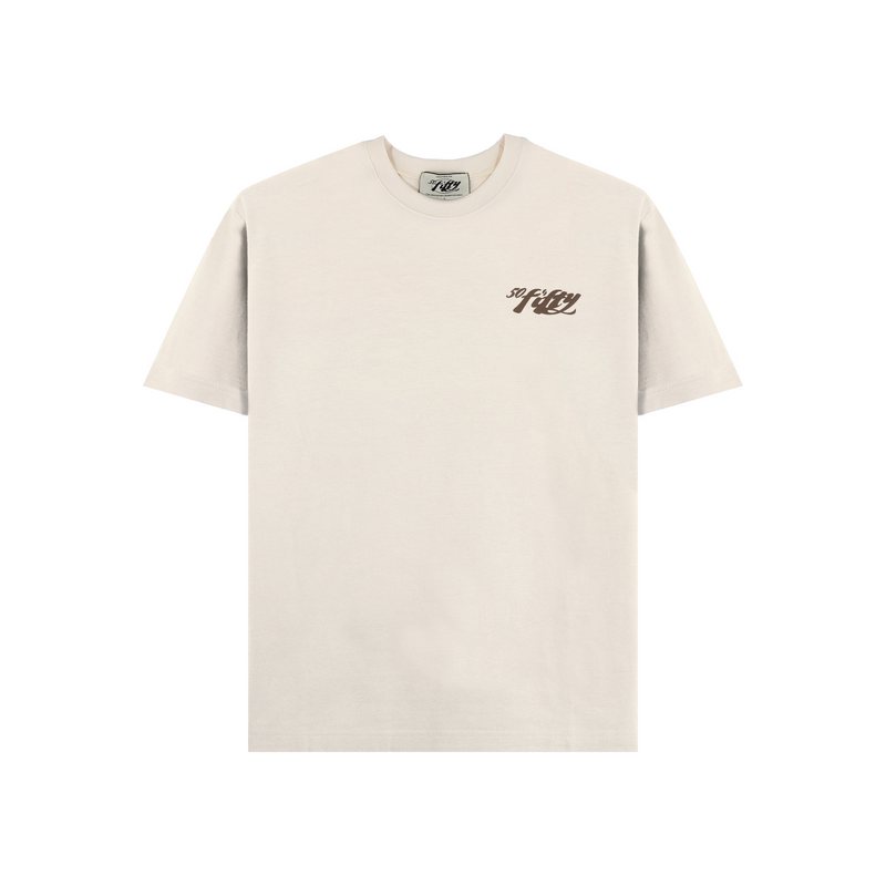 Tee Sail Brown Puff Print Logo-Meet Up Paris