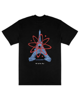 Tee-Shirt Eiffel Tower Noir