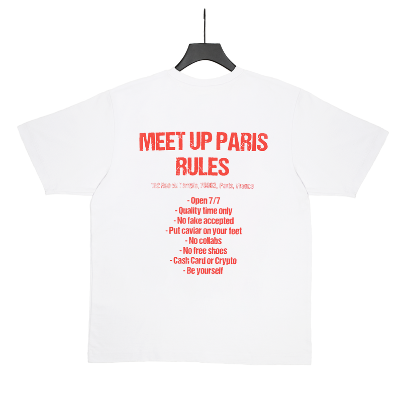 Tee-Shirt Meetup Rules-Meet Up Paris