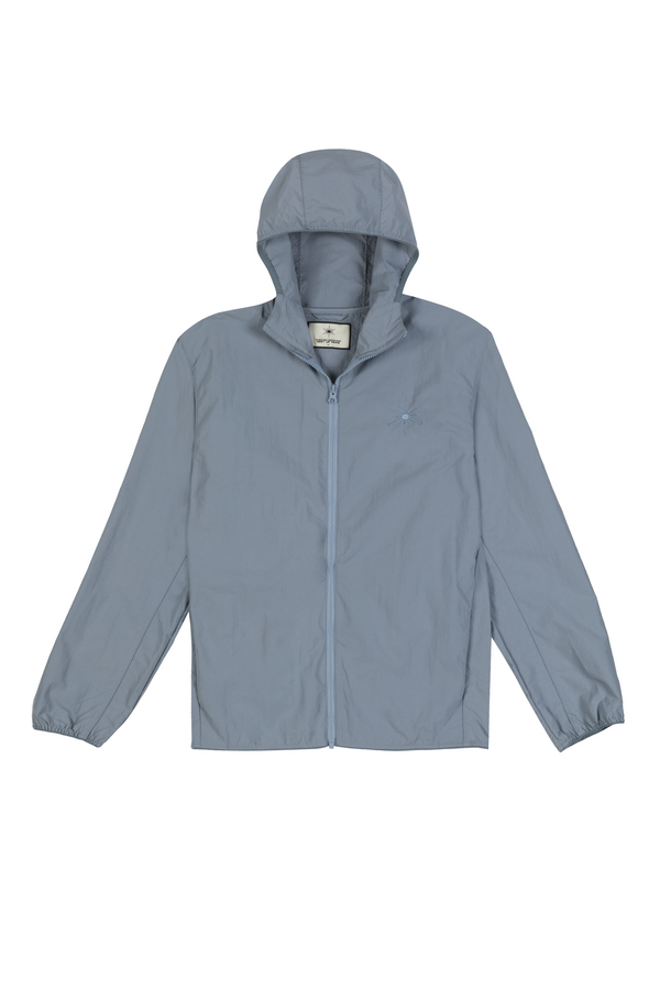 Veste à capuche nylon MUP Bleue