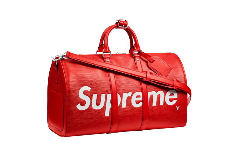 Louis Vuitton x Supreme Keepall Bandouliere Epi 45 Red-Meet Up Paris