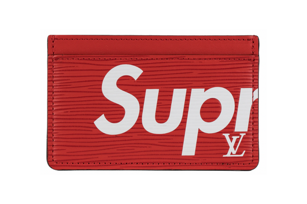 Supreme x Louis Vuitton Porte Carte Simple Epi Red-Meet Up Paris